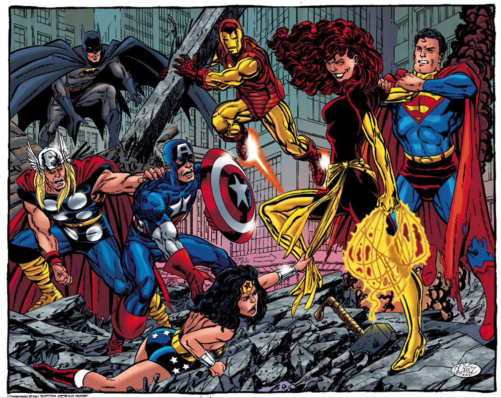 JLA / Avengers Vs Dark Phoenix - John Byrne/Tom Smith, In Brian C.'s ...